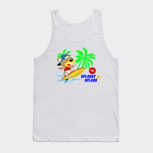 Splashy Splash ABDL PUPPY dog surfing - age play Tank Top